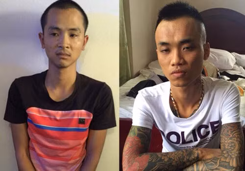 Hai trong số những kẻ bắt cóc ông Dân.