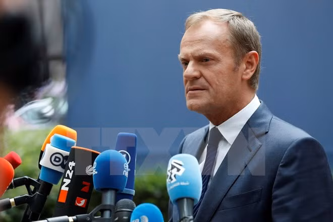 Chủ tịch Hội đồng châu Âu Donald Tusk. (Nguồn: AFP/TTXVN)