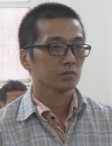 Bị cáo Tuấn tại phiên tòa sơ thẩm.