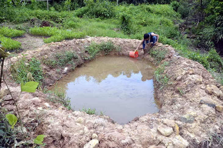 Đây là “bể” nước sinh hoạt của nhiều người dân Đài Van.