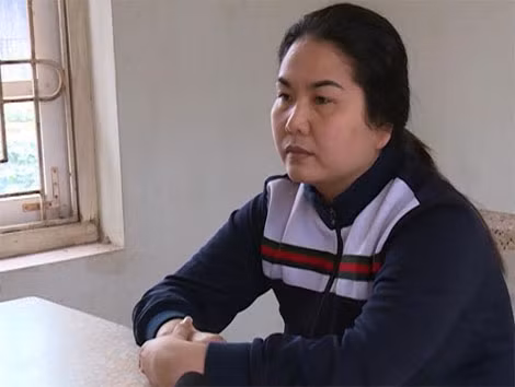 Nguyễn Thị Bảy tại cơ quan điều tra.