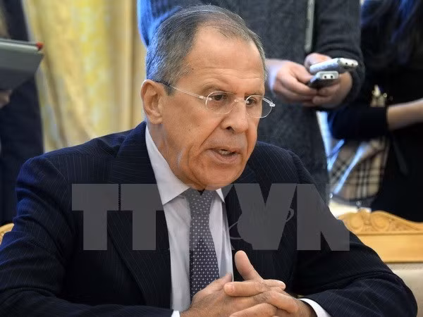 Ngoại trưởng Nga Sergei Lavrov. (Nguồn: AFP/TTXVN)