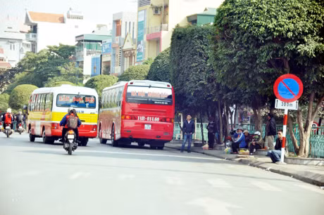 Một bến cóc ở ngã ba Kênh Liêm. Ảnh chụp ngày 20-12-2014