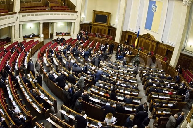 Quốc hội Ukraine. (Nguồn: demotix.com)