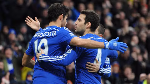 Fabregas và Diego Costa đang có phong độ xuất sắc