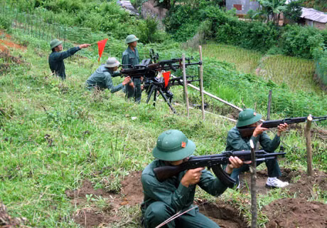 luyện tập sẵn sàng chiến đấu.