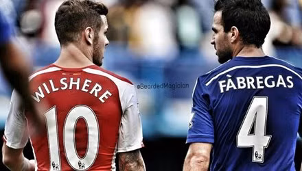  Fabregas chỉ cần nửa năm là kiến tạo nhiều hơn Wilshere đá 7 năm cho Arsenal.