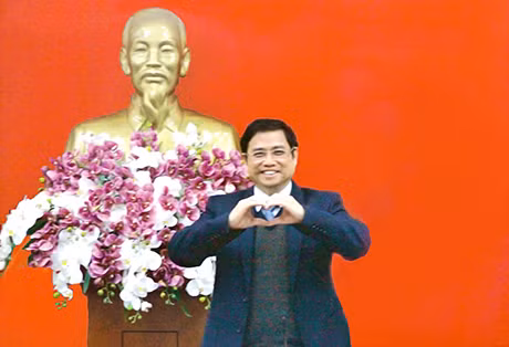Bí thư Tỉnh uỷ Phạm Minh Chính.