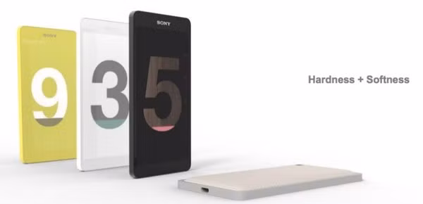 Giao diện đồng hồ mới của Sony Xperia Z4.