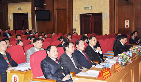 Quang cảnh kỳ họp.