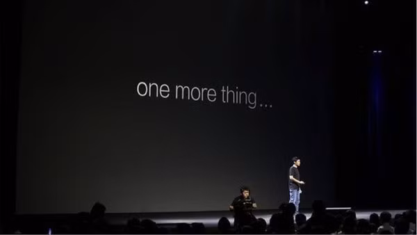 One more thing... lời giới thiệu của Apple