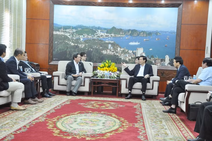 Quang cảnh buổi tiếp.