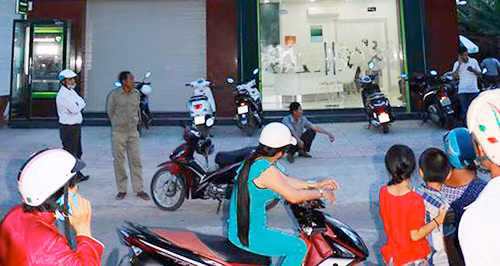 Nơi xảy ra vụ cướp. Ảnh: Duyên Hải.