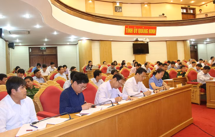 Ban Thường vụ Huyện ủy Hải Hà tiếp thu các ý kiến chỉ đạo của Thường trực Tỉnh ủy. 