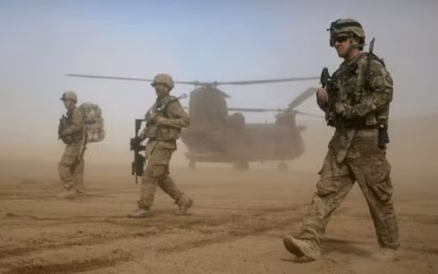 Binh sĩ Mỹ làm nhiệm vụ ở Afghanistan. (Ảnh: AP)