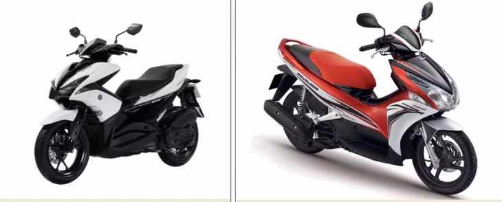 Yamaha NVX 125 và Honda Air Blade đang là đối thủ ở phân khúc giá 40 triệu đồng. Ảnh minh họa.