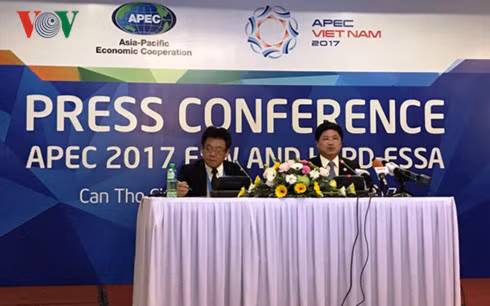 Thứ trưởng Bộ Nông nghiệp và Phát triển nông thôn Lê Quốc Doanh thông báo kết quả của Tuần lễ An ninh lương thực.