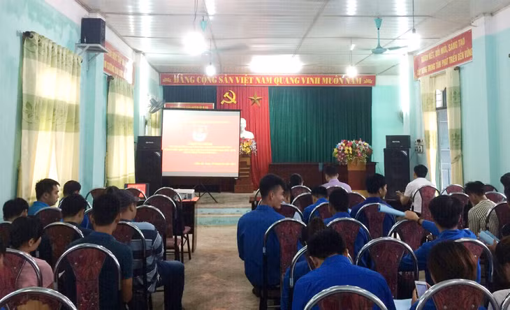 Quang cảnh buổi tập huấn.