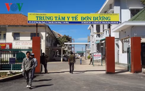 Trung tâm y tế huyện Đơn Dương – nơi được cho là tắc trách trong ca trực khiến sản phụ tử vong
