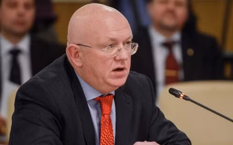 Đại sứ Nga tại Liên Hợp Quốc Vasily Nebenzya. Ảnh: Sputnik