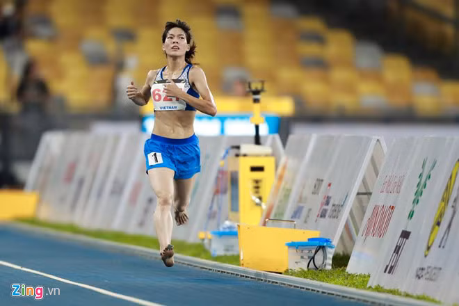 VĐV Phạm Thị Huệ thi đấu ở SEA Games 29. Ảnh: Zing.vn