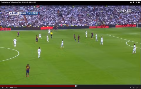 Những cầu thủ Real Madrid phong tỏa Messi khá kín kẽ