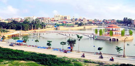 Thực hiện quy hoạch sử dụng đất góp phần nâng cao hiệu quả sử dụng đất đai. Trong ảnh: Quy hoạch công viên hồ Sông Sinh (TP Uông Bí). Ảnh: Thái Cảnh