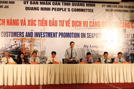 Hội nghị khách hàng và xúc tiến đầu tư về dịch vụ cảng biển tại Cảng Cái Lân ảnh 5