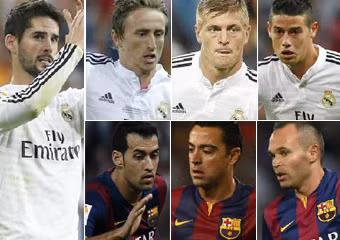 Tuyến giữa của Madrid đã chơi áp đảo ở "Kinh điển"