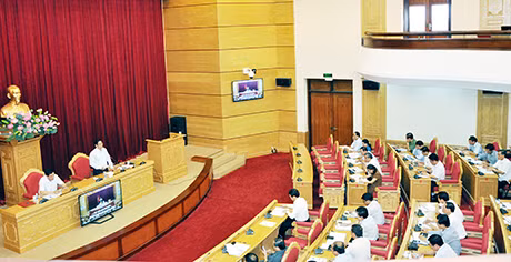 Quang cảnh cuộc họp