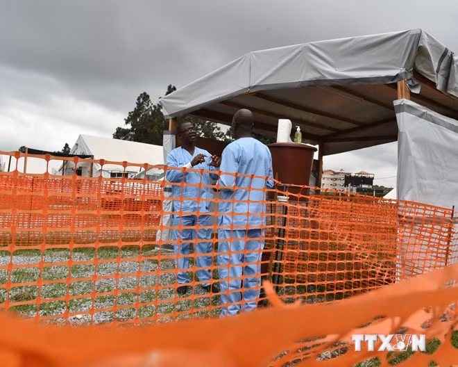 Một trung tâm chữa trị cho bệnh nhân nhiễm Ebola tại Abidjan, Cote dIvoire ngày 24/10 vừa qua. (Nguồn: AFP/TTXVN)