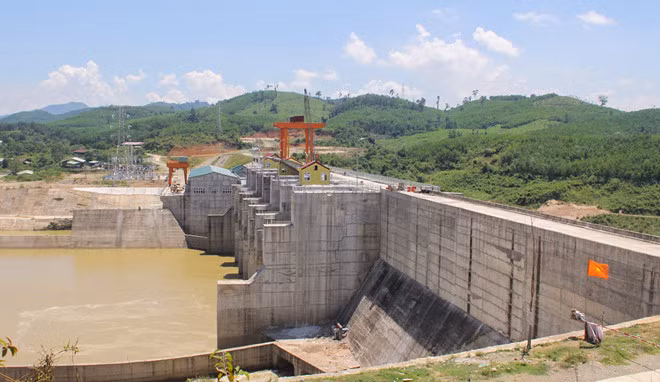 Thủy điện Sông Tranh 3, nơi xảy ra vụ việc. Ảnh: Thanh Đức.