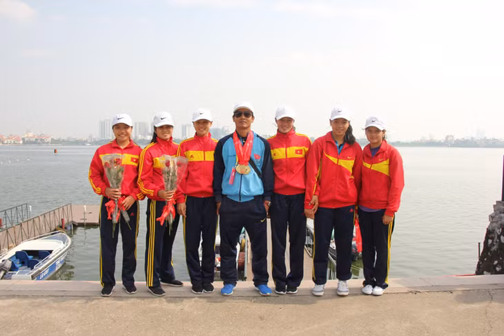 Đội đua thuyền nữ QN giành 7 huy chương tại giải Cúp đua thuyền toàn quốc 2018.