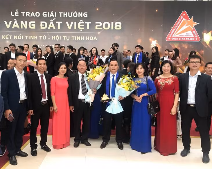 3 doanh nghiệp Quảng Ninh nhận giải thưởng Sao Vàng đất Việt 2018 ảnh 1