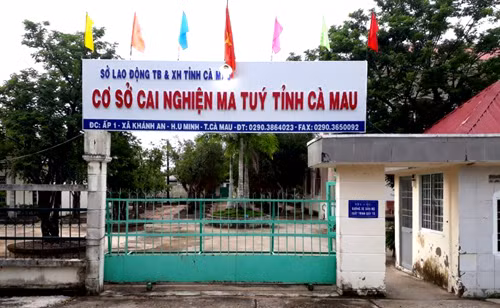 Cơ sở cai nghiện ma túy tỉnh Cà Mau. Ảnh: Hoàng Hạnh.