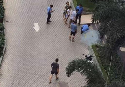 Hiện trường vụ việc.