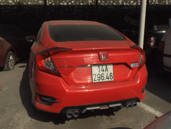 Chiếc xe tang vật vụ án
