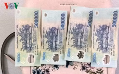 Tang vật vụ cướp.