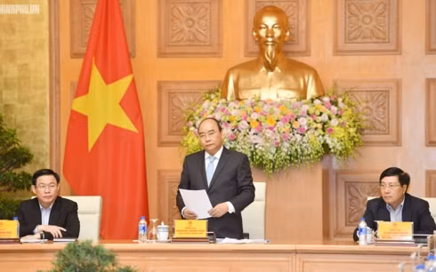 Thủ tướng phát biểu tại buổi làm việc