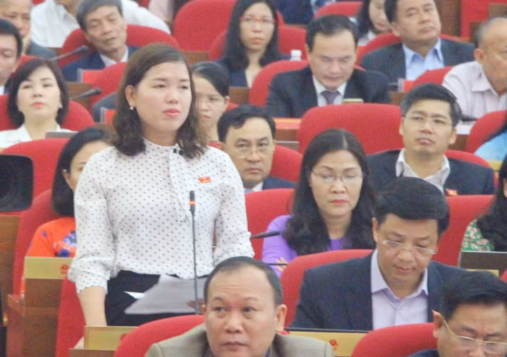 ĐB&nbsp;Trần Thị Thiêm (Tổ đại biểu huyện Hải Hà)