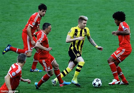Dortmund đã có những phút đầu chơi lấn lướt trước Bayern