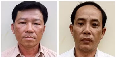 Hai bị can chuẩn bị hầu tòa.