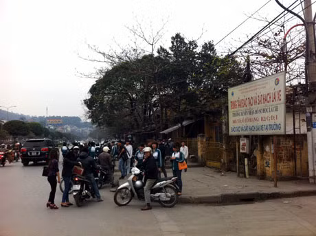 Hiện trường nơi xảy ra vụ việc.