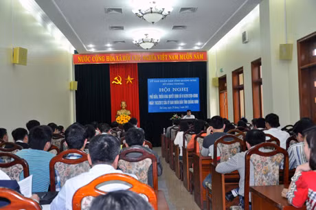 Quang cảnh Hội nghị.