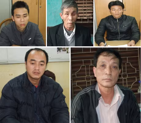 Các đối tượng chính trong vụ án.