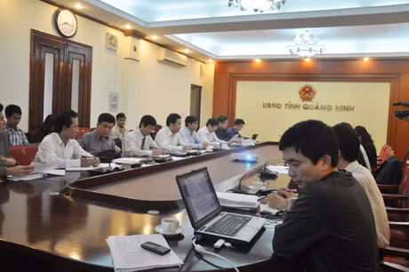 Quang cảnh buổi đàm phán.