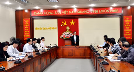 Đồng chí Bí Thư Tỉnh ủy kết luận tại buổi làm việc với Báo Lao động.