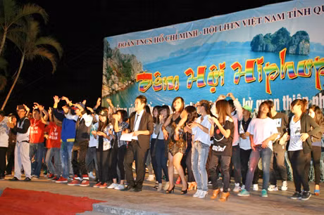 Đêm hội hiphop do Tỉnh Đoàn Quảng Ninh tổ chức.