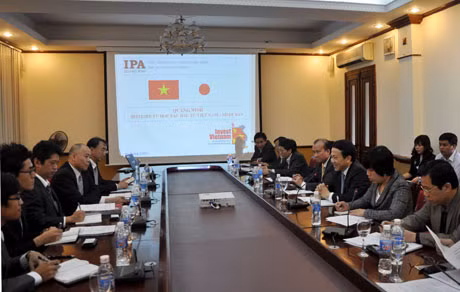 Đồng chí Nguyễn Văn Thành, Phó Chủ tịch UBND tỉnh phát biểu tại buổi làm việc