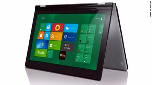 Laptop của Lenovo có thể biến thành máy tính bảng.